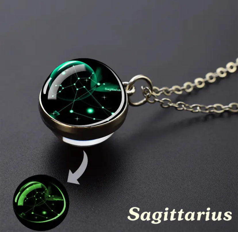 Collier Pendantif phosphorescent